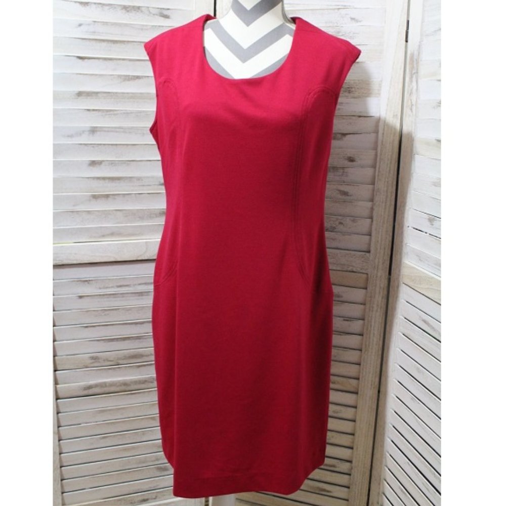 Banana Republic Fuchsia Jersey Knit Dress(765)